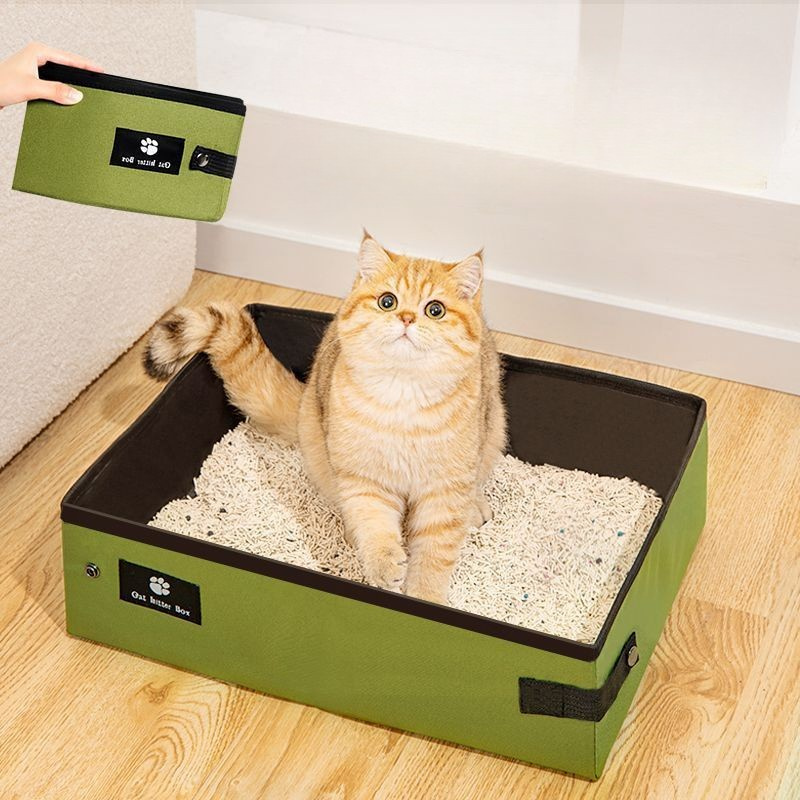Travel Use Waterproof Foldable Cat Litter Box – Pawpycup
