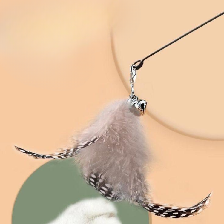 Cat Feather Teaser Wand Toys