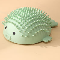 Pufferfish Cat Self Groomer - Wall Corner Massage Brush with Catnip