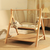 Solid Wood Double-layer Cat Hammock Swing Hanging Bed