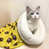 Cozy Winter Cat Cave Sleeping Bag