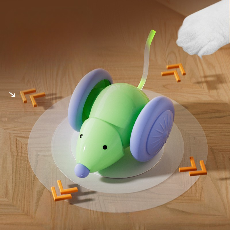 Interactive Mouse Chase Car Toy for Cats & Dogs