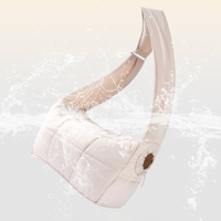 Quilted Pet Carrier Bag Travel Tote Shoulder Bag for Cats