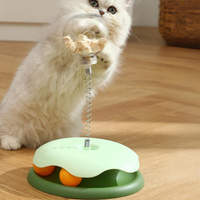 Cat Treat Leaking Dispenser Ball Tracks Toys