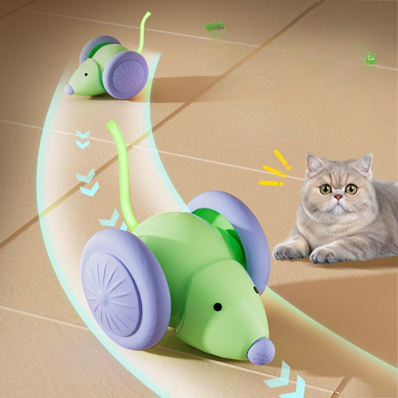 Interactive Mouse Chase Car Toy for Cats & Dogs