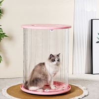 Transparent Rolling Pet Carrier