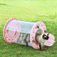 Transparent Rolling Pet Carrier