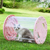 Transparent Rolling Pet Carrier