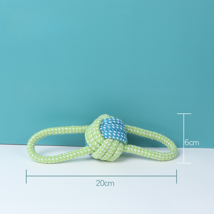 Pet Dog Knotted Rope Pull Tug Toy