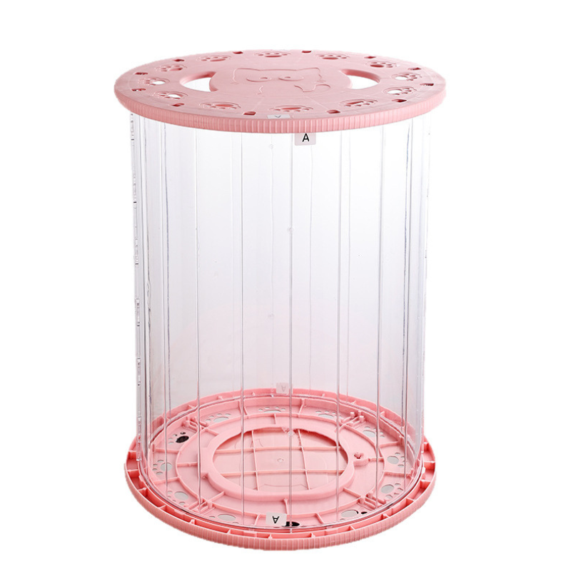 Transparent Rolling Pet Carrier