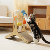 Tiragraffi per gatti interattivi con ruota panoramica