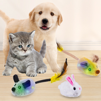 Souris électrique interactive pour animaux de compagnie, jouets pour chats roulants