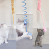 Hanging Dangling Spings Cat Toys With Bell Ball