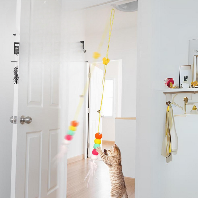 Door Hanging Interactive Teaser Toys For Pet Cats