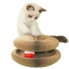 Juguete rascador para gatos con campana