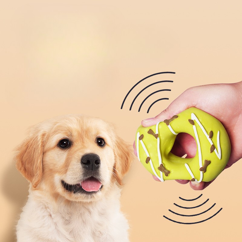 Indestructible Donut Dog Chew Toy