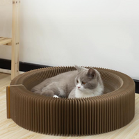 Magisches Katzenbett-Kratzbrett, interaktives Katzenspielzeug