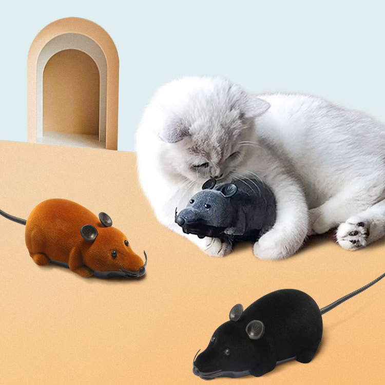 Interaktives, elektrisch bewegliches Katzen-Maus-Mäuse-Spielzeug
