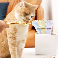 Colher de tratamento úmido para alimentador de tiras para gatos