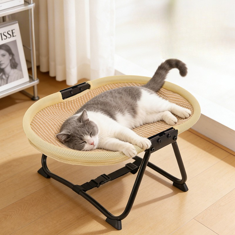 Pet Elevated Cat Bed Cooling Bed