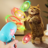 Lanzador interactivo de juguetes para gatos voladores