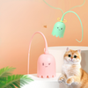 Juguetes para gatos mascota automática gato burlas palo eléctrico giratorio cola mágica juguete