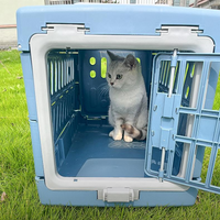 Foldable Travel Carrier Box Dog Cat Kennel