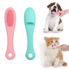 Cepillo de dientes de silicona para mascotas
