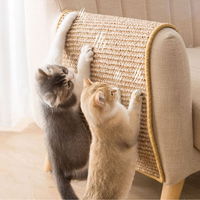 Proteção para sofá com tapete de sisal para gatos