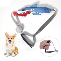 Dog Tug And Chew Toy With Shark Design