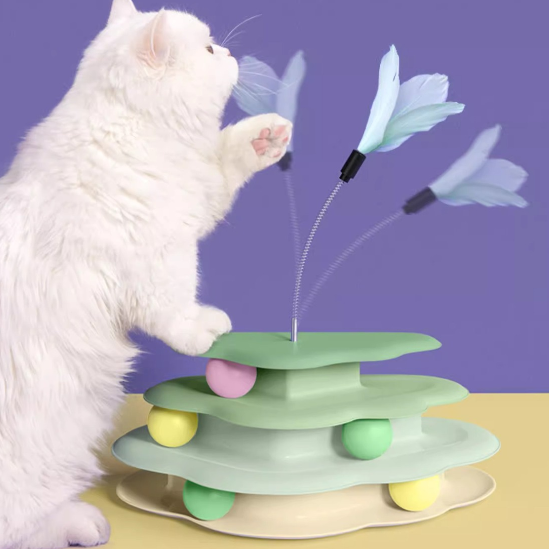 Kitty Tracks Interactive Cat Ball Tracks Toys – Pawpycup