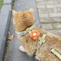 Prevent Escape I-shaped Adjustable Cat Leash Collar