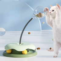 Cat Treat Leaking Dispenser Ball Tracks Toys