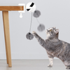 Bola de provocação de brinquedos de penas retráteis de brinquedo automático para gatos