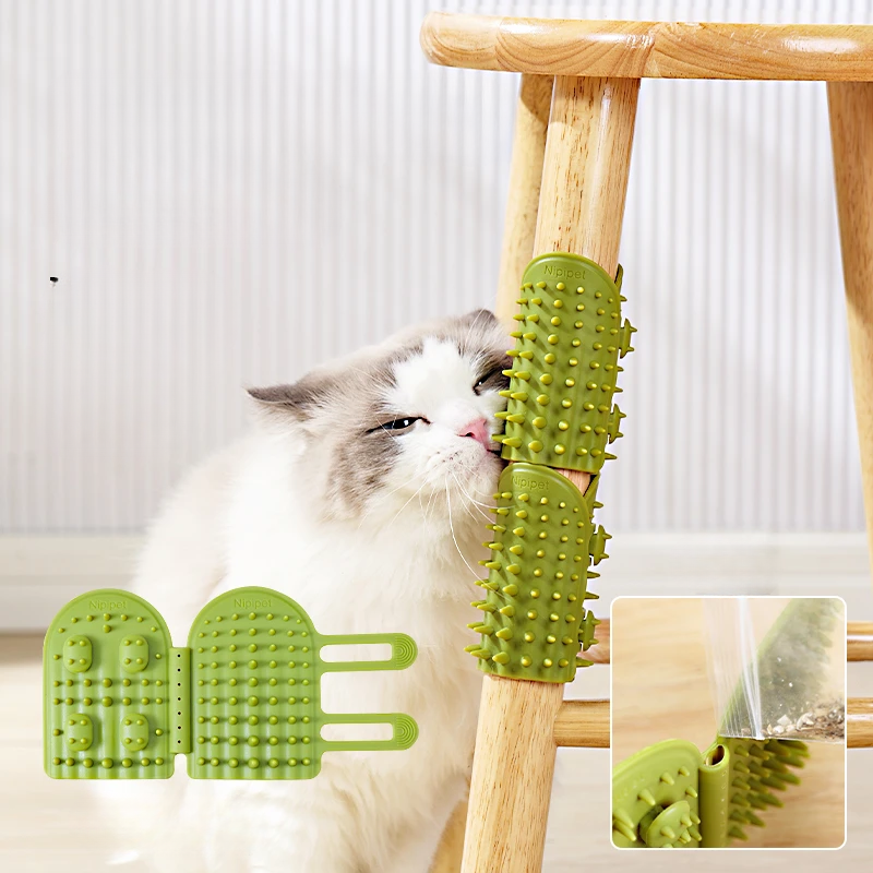 Silicone Cat Self Grooming Brush Removes Loose Hair