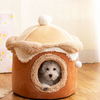 Ice Cream Pet Cat House Enclosed Covered Dog Beds