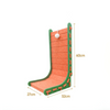 Wall-Mountable Cat Scratching Ramp with Toy