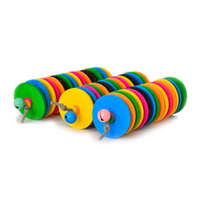 Colorful Stacked Felt Cat Chew Toy (3-Pack)
