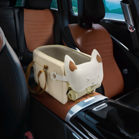 Car Center Console Dog Cat Armrest Booster Seat