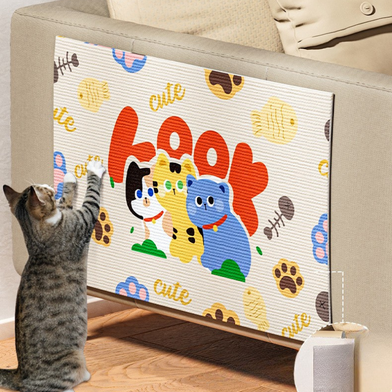 Cat Scratch Mat Self-Adhesive DIY Climb Cat Scratcher Furniture Couch Protector