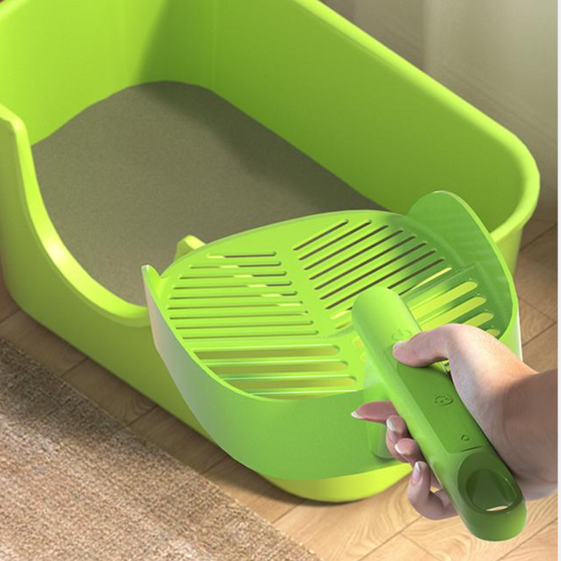 Leaf-Shaped Spray Cat Litter Scoop
