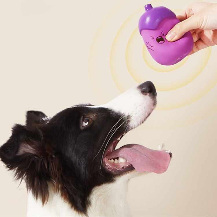 Brinquedo de látex para cachorro com apito