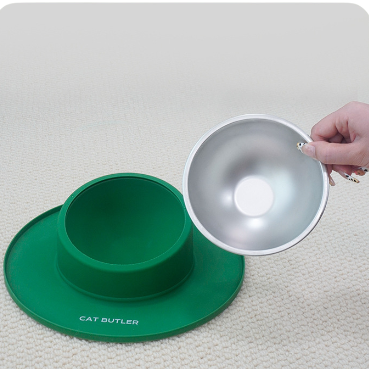 Durable Silicone Anti-Flip Pet Feeding Bowl