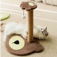 Adorable Compact Cat Scratching Post Toy