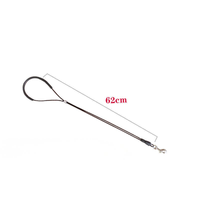 Pet Bathing Tether with Suction Cup Cat Restraint Loops Rope