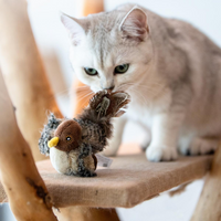 Brinquedos de apito de pássaro para gatos e cachorros