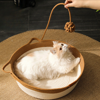 Woven Cat Bed Cotton Rope Bed Mat