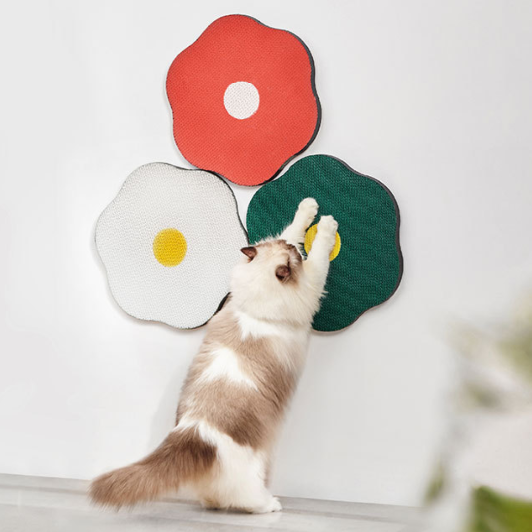 Juguetes Scartcher para gato de flores