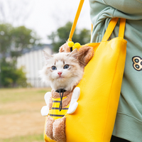 Arılar Kanvas Seyahat Çantası Kedi Taşıyıcısı