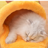 Autumn Winter Pet hHoney Jar Covered Cat Bed